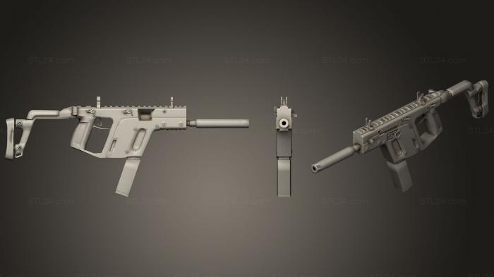 Weapon (Kriss Vector, WPN_0231) 3D models for cnc